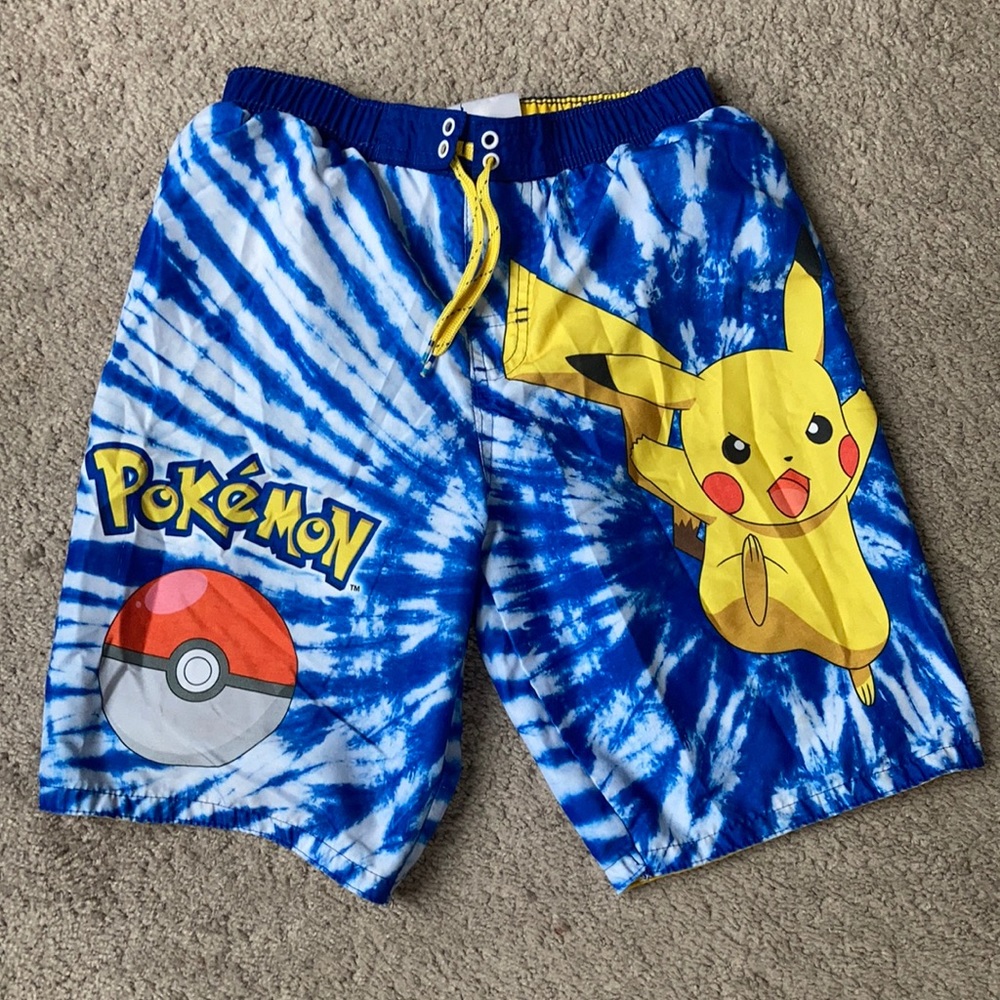 Pokémon swim trunks